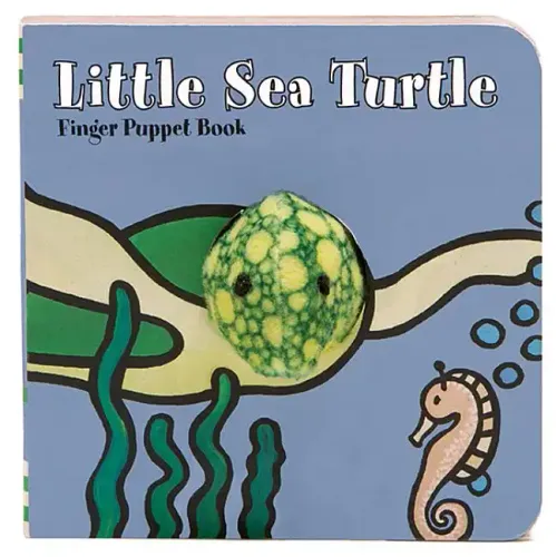Little Sea Turtle: Finger Puppet Book: (Finger Puppet Book for Toddlers and Babies, Baby Books for First Year, Animal Finger Puppets)