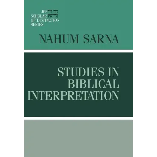 Studies in Biblical Interpretation