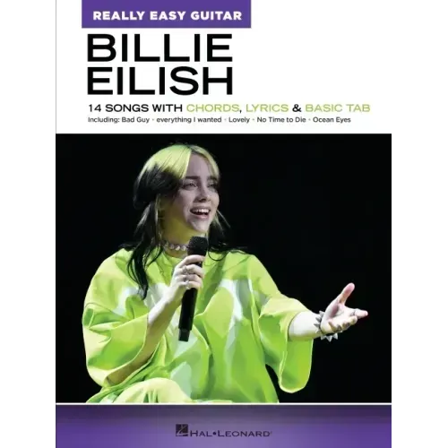 Billie Eilish: Really Easy Guitar Songbook