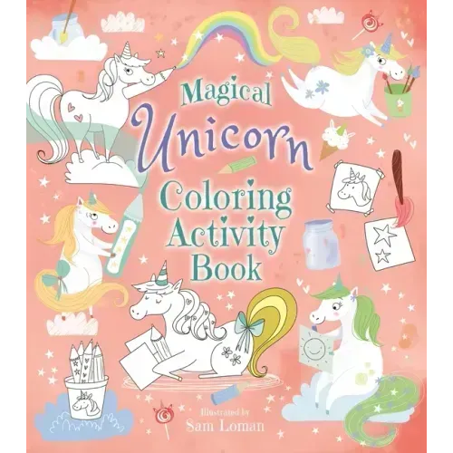 Magical Unicorn Coloring Activity Book