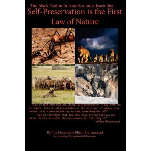 Self-Preservation is the First Law of Nature