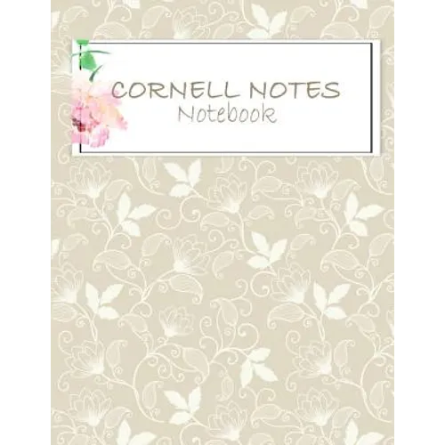 Cornell Notes Notebook: Note Taking Notebook, For Students, Writers, school supplies list, Notebook 8.5 x 11- 120 Pages