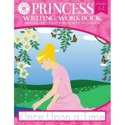Princess Writing Workbook Printing Practice Storybook with Paragraphs