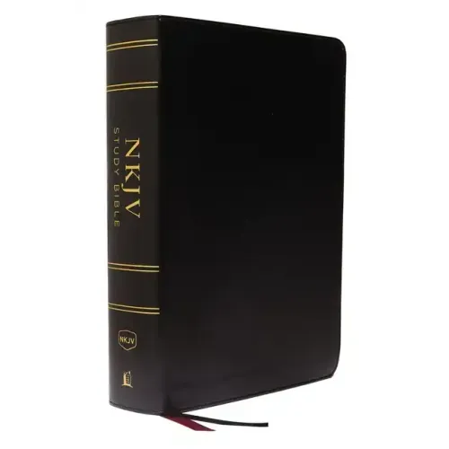 NKJV Study Bible, Imitation Leather, Black, Full-Color, Comfort Print: The Complete Resource for Studying God's Word