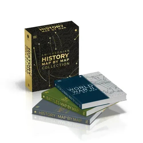 History Map by Map Collection: 3-Book Box Set - Wwii, Battles, and World History Books