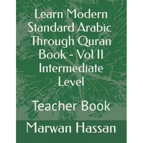 Learn Modern Standard Arabic- Teacher Book: Answers Key