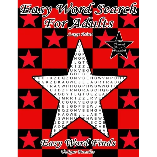 Easy Word Search For Adults: Easy Word Finds
