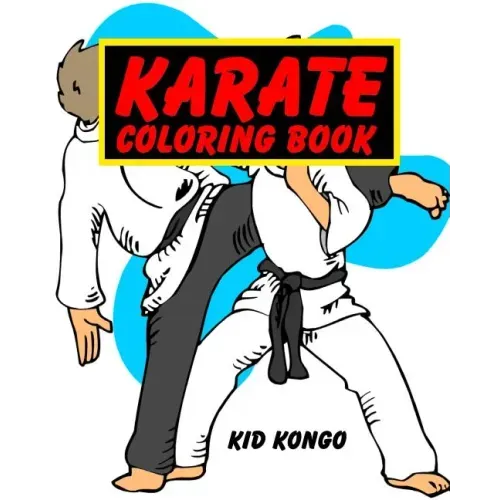 Karate Coloring Book