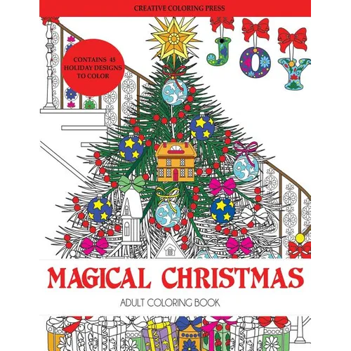 Magical Christmas Adult Coloring Book