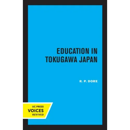 Education in Tokugawa Japan