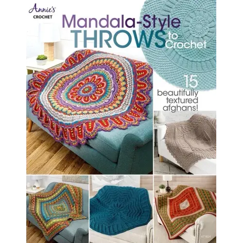 Mandala-Style Throws to Crochet