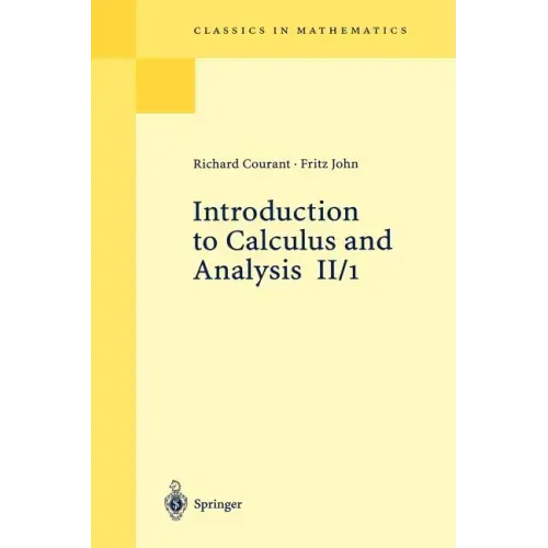 Introduction to Calculus and Analysis II/1
