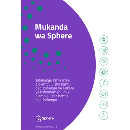 Mukanda Wa Sphere Tshiluba: Tshibungu Tshia Malu a Diambuluisha Bantu Badi Bakenga Ne Mikenji YA Nshindamenu Mu Diambuluisha Bantu Badi Bakenga