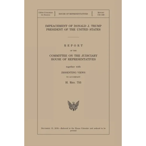 Impeachment of Donald J. Trump President of the United States (Hrpt 116-346)