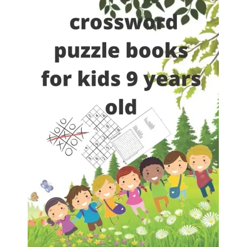 crossword puzzle books for kids 9 years old: Easy Word Learning Activities for Kids Back to School Vocabulary Activities