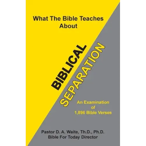 Biblical Separation