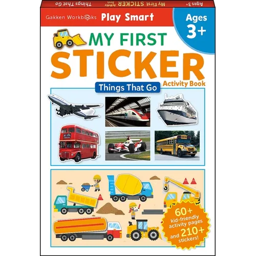 My First Sticker Activity Book Things That Go