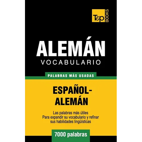 Vocabulario español-alemán - 7000 palabras más usadas