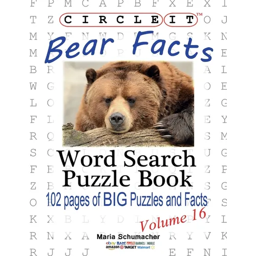 Circle It, Bear Facts, Word Search, Puzzle Book