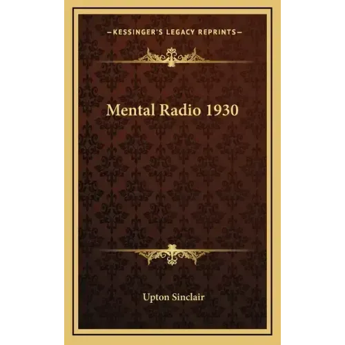 Mental Radio 1930
