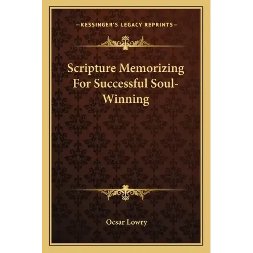 Scripture Memorizing for Successful Soul-Winning