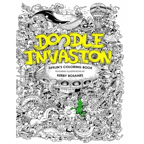 Doodle Invasion: Zifflin's Coloring Book