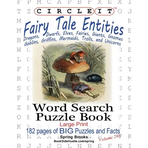 Circle It, Fairy Tale Entities, Word Search, Puzzle Book