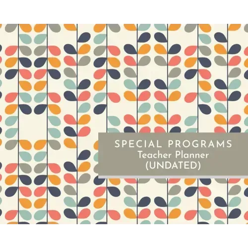 Special Programs Teacher Planner