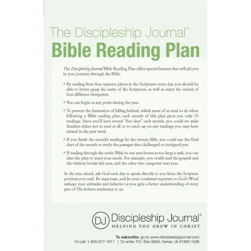 The Navigators Bible Reading Plan 25-Pack