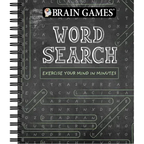 Brain Games - Word Search (Chalkboard #1): Exercise Your Mind in Minutes Volume 1