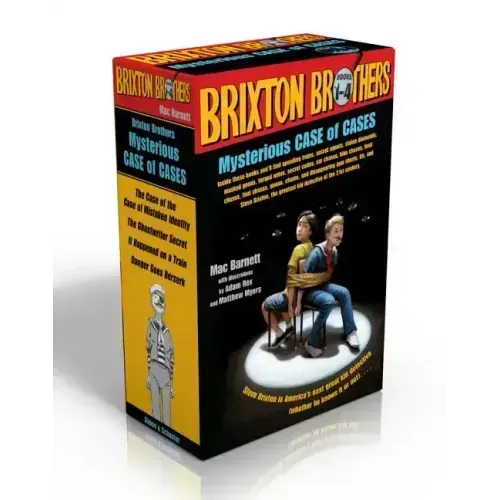 Brixton Brothers Mysterious Case of Cases Collected Set: The Case of the Case of Mistaken Identity; The Ghostwriter Secret; It Happened on a Train; Da