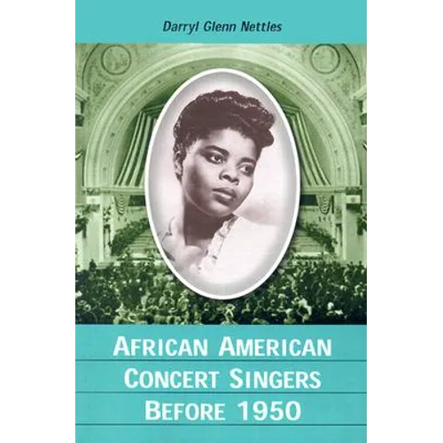 African American Concert Singers Before 1950