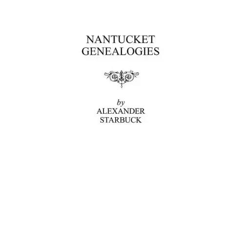Nantucket Genealogies