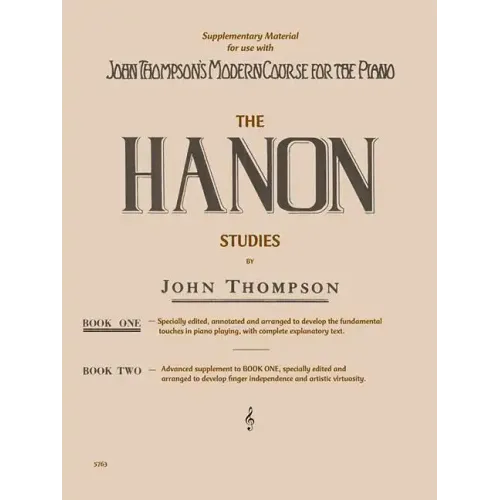Hanon Studies - Book 1: Elementary Level