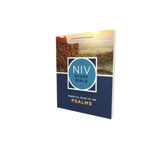 NIV Study Bible Essential Guide to Psalms, Paperback, Red Letter, Comfort Print Softcover