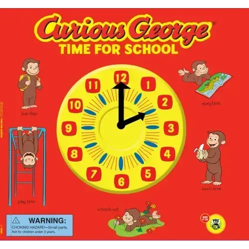 Curious George: Time for School Lift-The-Flaps (Cgtv)