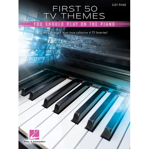First 50 TV Themes You Should Play on Piano - Paperback