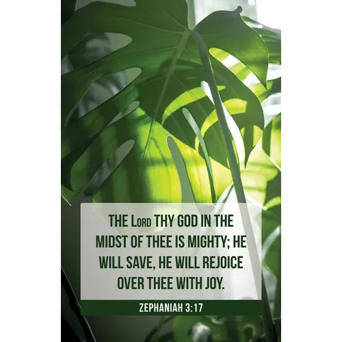 General Worship Bulletin: Is Mighty (Package of 100): Zephaniah 3:17 (Kjv)
