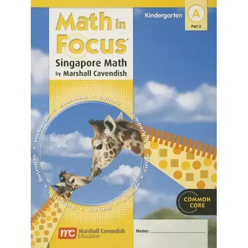 Student Edition, Book a Part 2 Grade K 2012