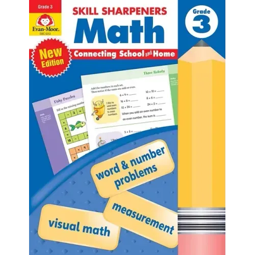 Skill Sharpeners: Math, Grade 3 Workbook