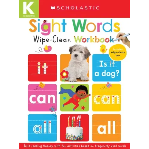 Sight Words: Scholastic Early Learners (Wipe-Clean Workbook)