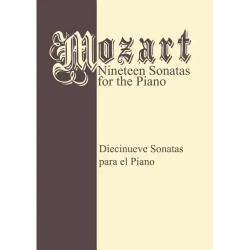 Mozart 19 Sonatas - Complete: Piano Solo