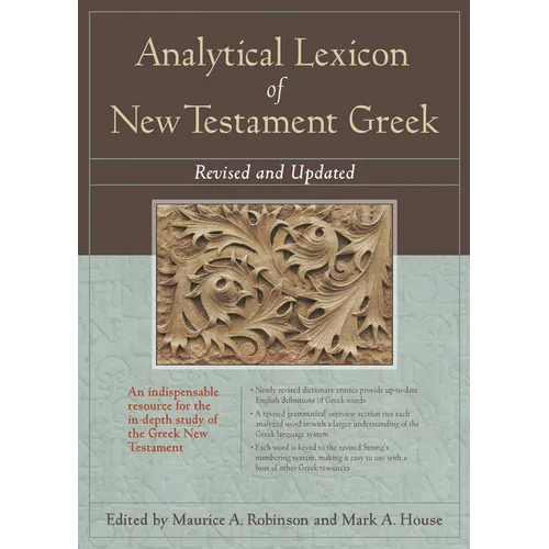 Analytical Lexicon of New Testament Greek: Revised and Updated