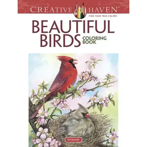 Creative Haven Beautiful Birds Coloring Book