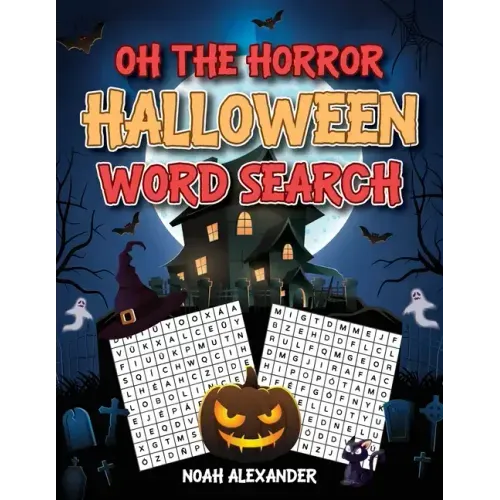 Oh The Horror Halloween Word Search
