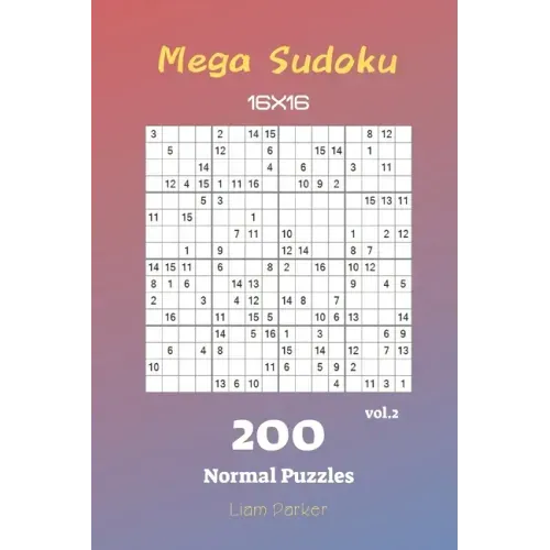 Mega Sudoku 16x16 - 200 Normal Puzzles vol.2