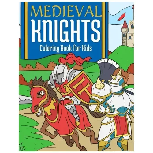Medieval Knights Coloring Book For Kids