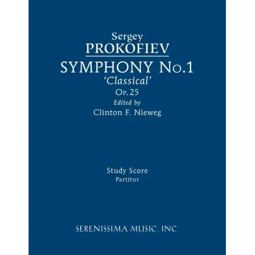 Symphony No.1, Op.25 'Classical': Study score
