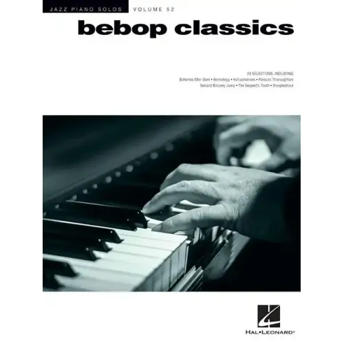 Bebop Classics: Jazz Piano Solos Series Volume 52