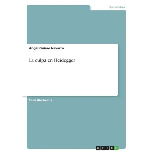 La culpa en Heidegger